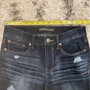 Express low rise legging jeans